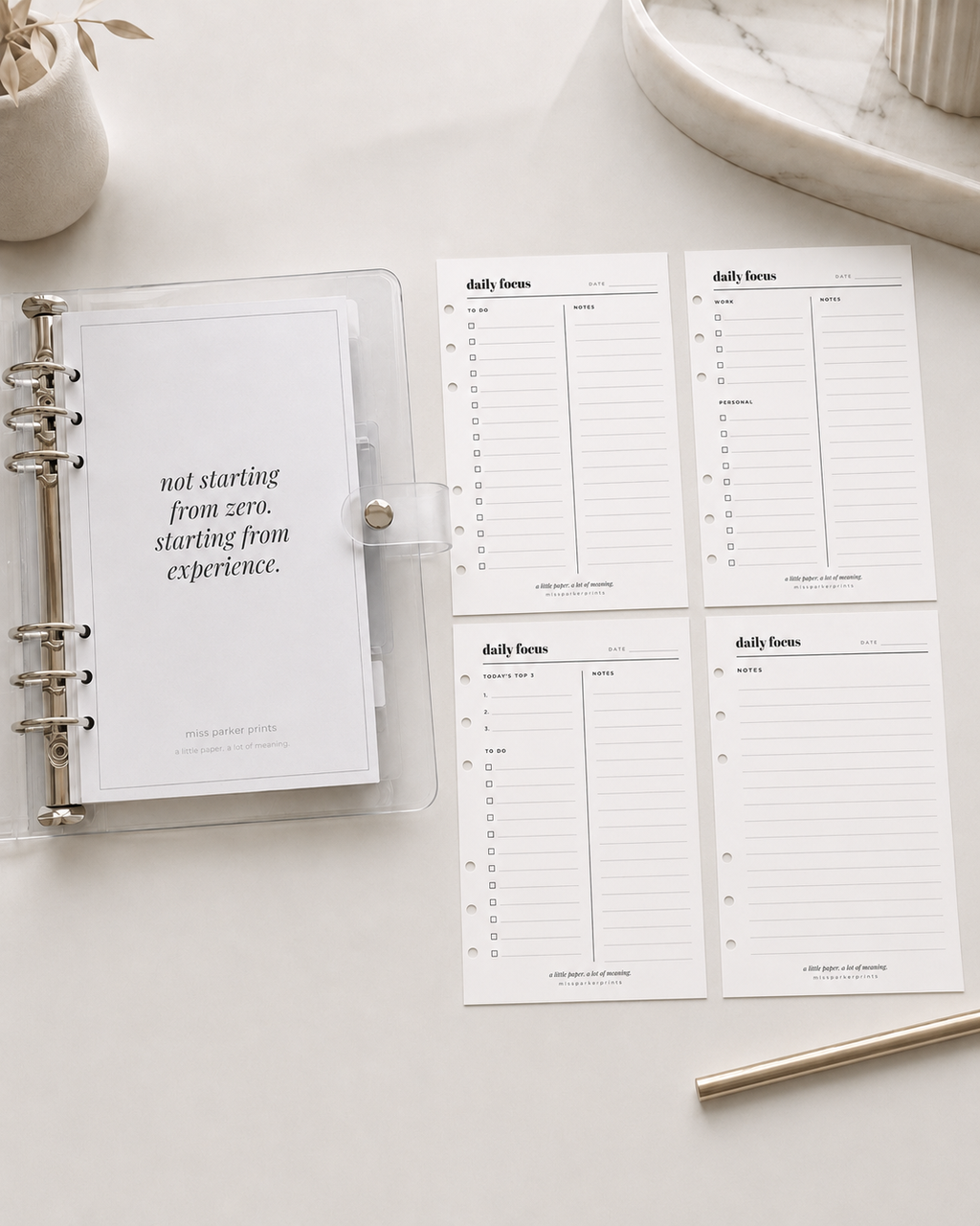 The Planner Pages — A5 Digital Download