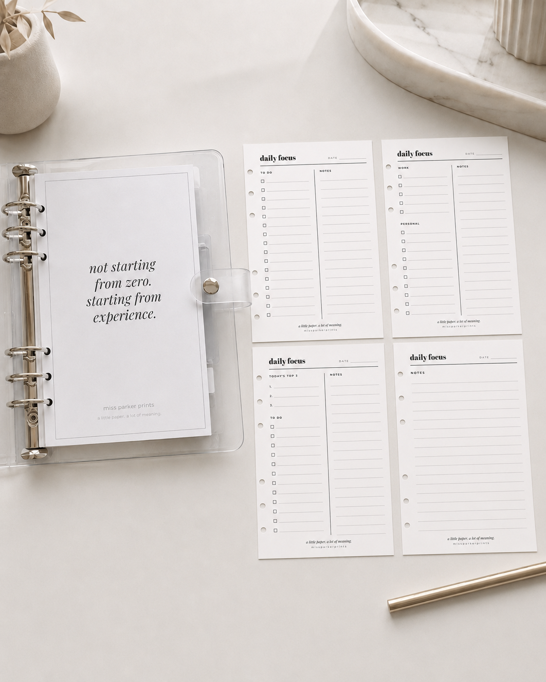 The Planner Pages — A5 Digital Download