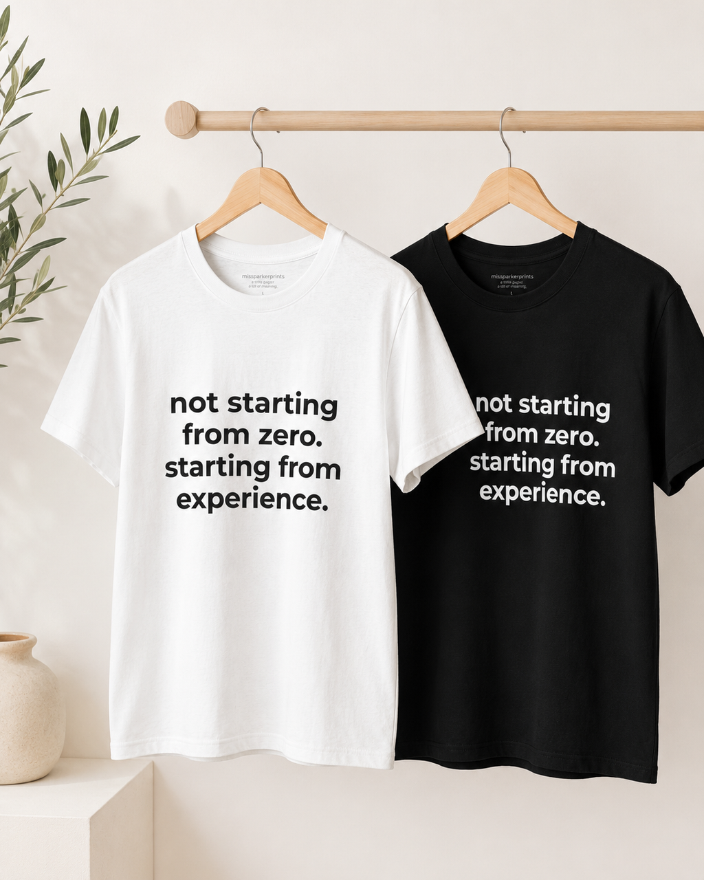 The Tee — Black & White