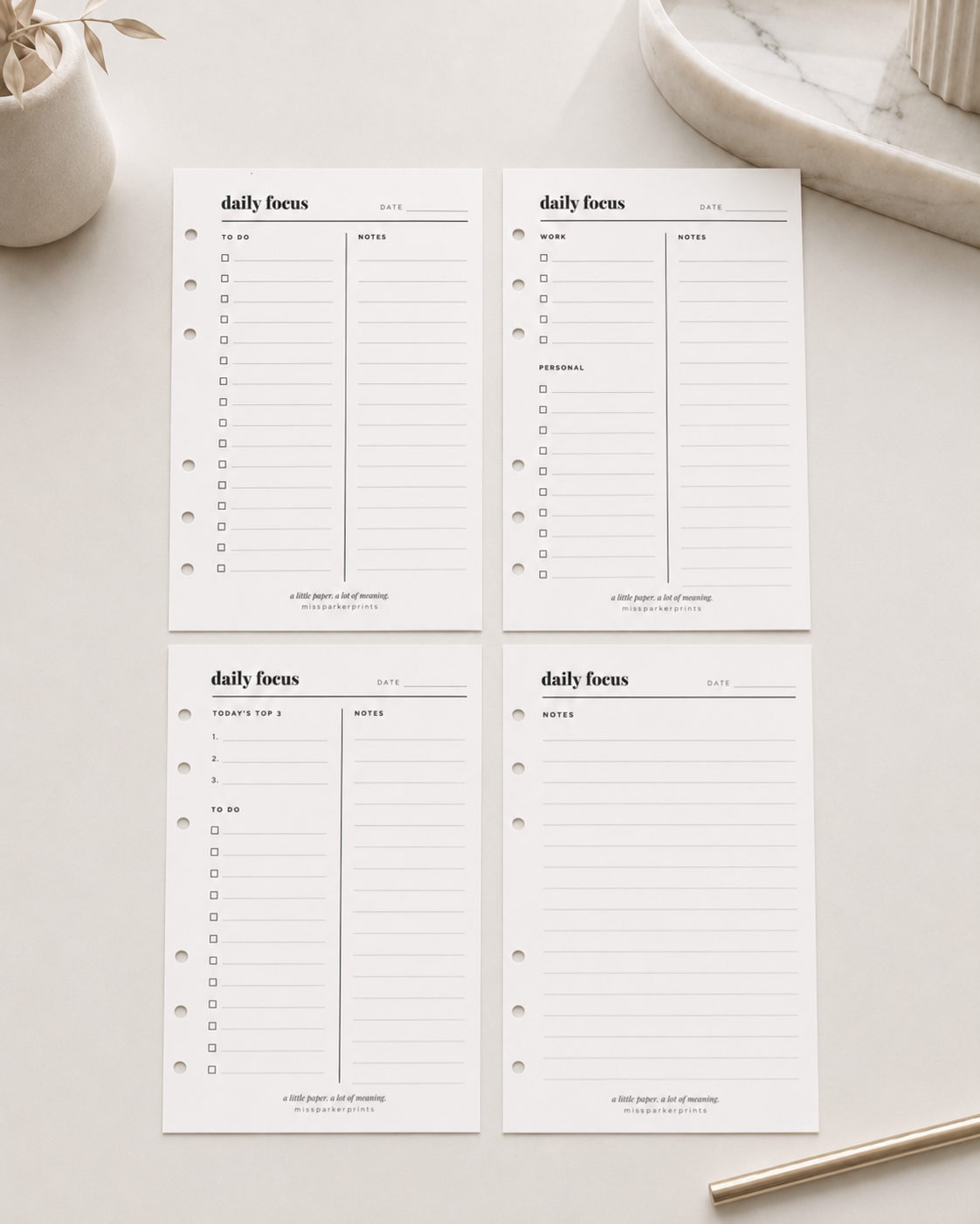 The Planner Pages — A5 Digital Download
